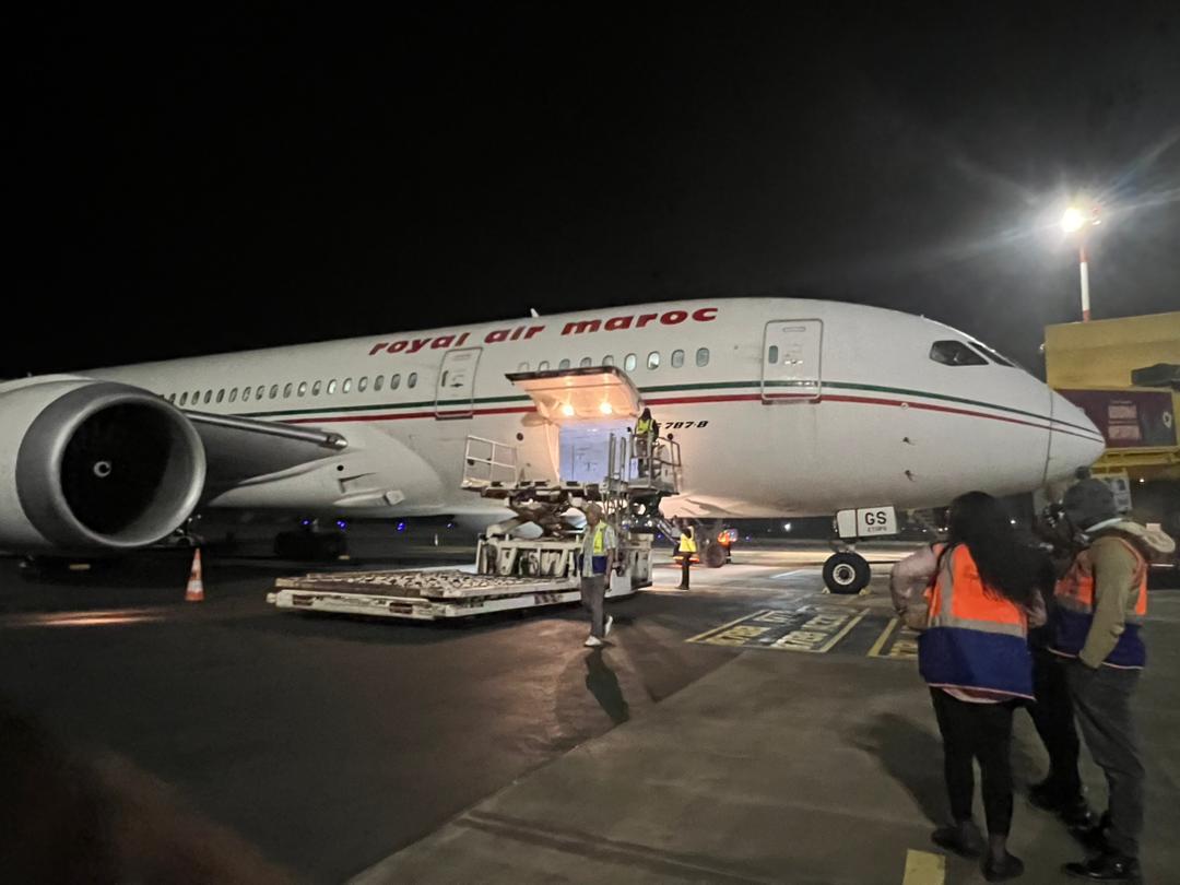 ROYAL AIR MAROC’s B787-800 DREAMLINER LANDED FOR THE FIRST TIME AT FREETOWN INTERNATIONAL AIRPORT